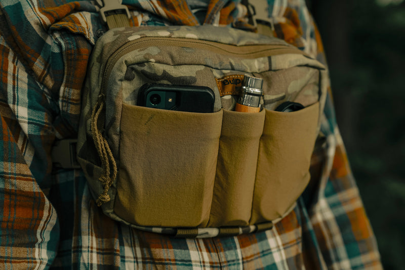 Load image into Gallery viewer, a man wearing the moose chest rig