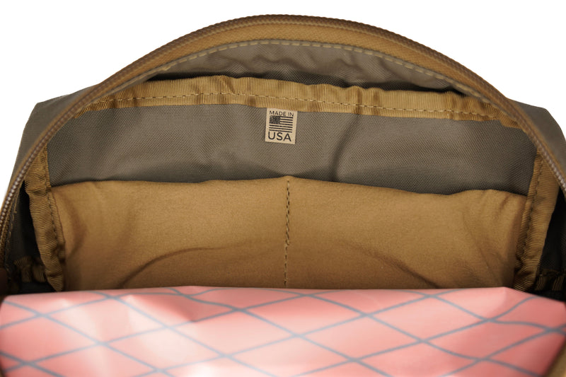 Load image into Gallery viewer, Bull Pak X Inside of the pouch showing 2 compartments
