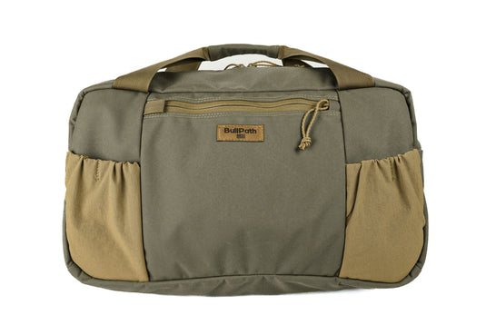 BullPath duffel bag with a visible brand logo on a white background