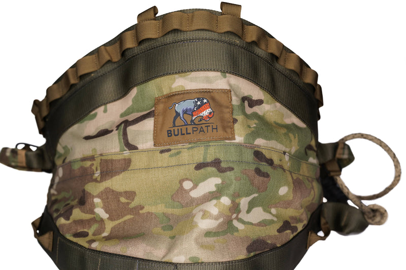Load image into Gallery viewer, Camouflage El Toro with Bullpath logo on a white background
