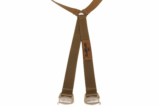 Saddle hunting Suspenders Coyote Brown